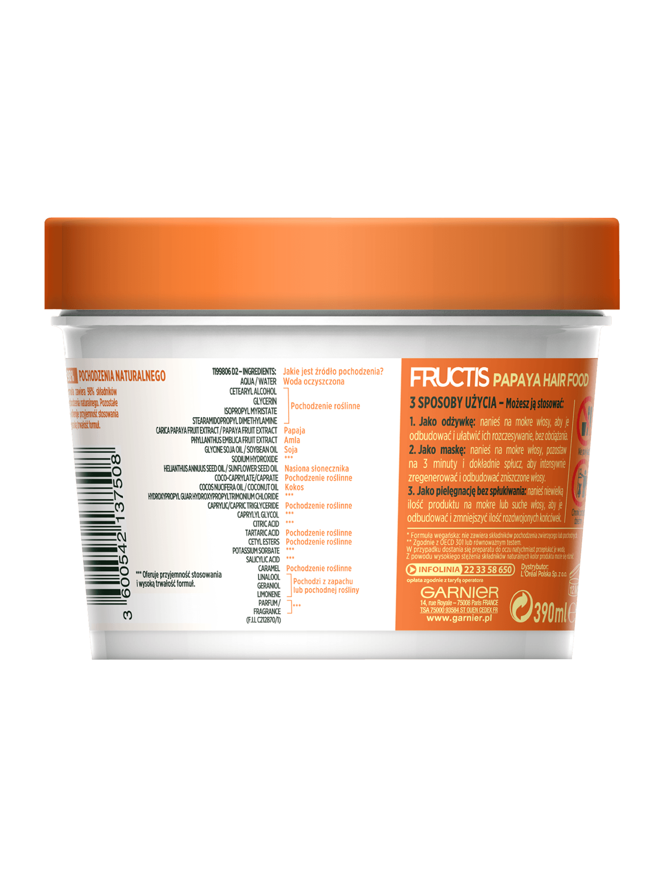 Fructis Hair Food papaja